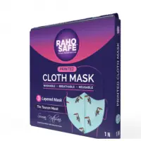 Raho Safe Three Layered Designer Cloth Mask