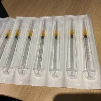 Disposable Syringe Luer Slip 1ml 25g X 1"