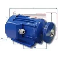 Three-phase asynchronous electric motors