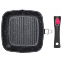 Casting Nonstick Grill Pan With Marble Coating