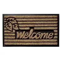 Rubber/coir Moulded Mat-brush