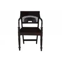 Dark Brown Elbow Chair
