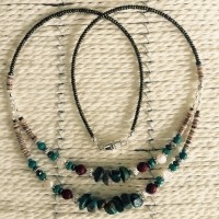 Navajo Multi Stone Double Necklace