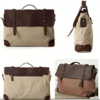 Canvas Leather Bag