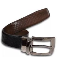 Beaded Black Leather Belts