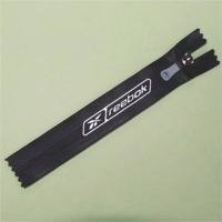 Water Resistant Zipper with Reflective Logo