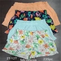 Cotton Lycra Multicolrs Kids Shorts