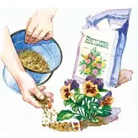 Organic granaular fertilizer
