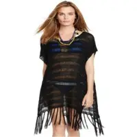 Lace Beach Wear Black