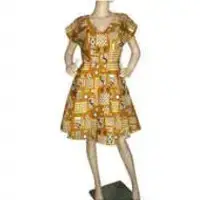 Ladies Formal Printed One Piece Dress