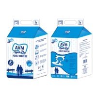 AVM Super Dry Comfort Large Adult Diapers