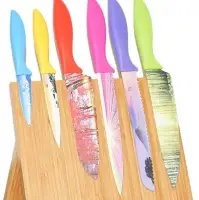 Bamboo Knife Block