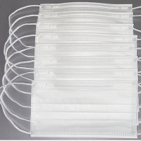 White Color 3ply Disposable Face Mask