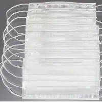 White Color 3ply Disposable Face Mask
