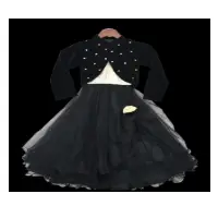 Heavy Hand Embroiderd Kids Lehenga