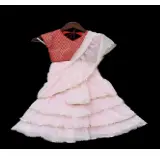 Heavy Hand Embroiderd Kids Lehenga