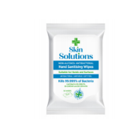Skin Solutions Hand Sanitising Wipes Alcohol