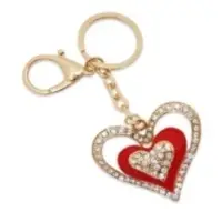 Single Heart Keychain