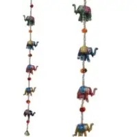 Rajasthani Colourful Elephant Door Hanging