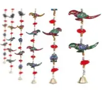 Rajasthani Colourful Parrot Door Hanging