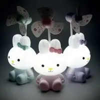 2in1 USB Rechargeable Carton Fan With Led Light