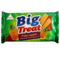 Pineapple Cream Wafers Or Wafer Biscuits