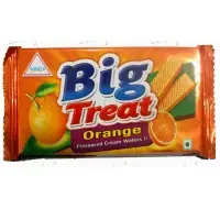 Orange Cream Wafers Or Wafer Biscuits