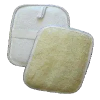 Rounded Rectangle Loofah Scrub