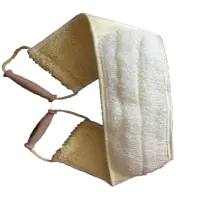 Scrub Strap/Wooden Handle Loofah