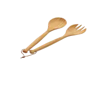 Wooden Cook Spoon & Fork