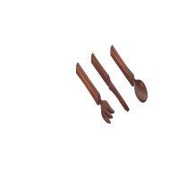 Wooden Spoon,  Knife & Fork