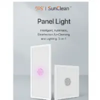 SunClean UV-C Sterilization LED Panel Light