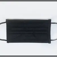 Black 4-ply Disposable Face Mask