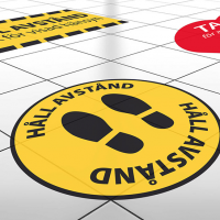 Floor Sticker, Laminated