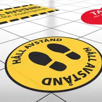Floor Sticker, Laminated