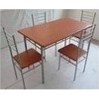Dining table with four chairs
