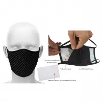 Washable Face Mask With PPE Fabric Filter