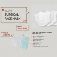 Disposable 3 Ply Face Mask