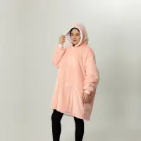 POFFY Hoodie Plush Sweatshirt Hooded Blanket