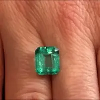 3, 94ct Wonderful Colombian Emerald Ref 15/76