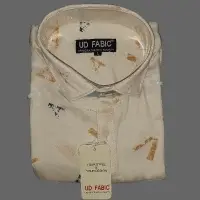 Mens Cream Formal Shirt