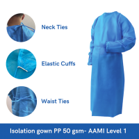 Non-woven Isolation Gown PP 50gsm
