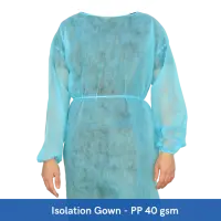 Isolation Gown PP 40gsm