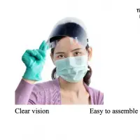 Anti-fog Light-weight Clear Flip Visors
