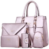 Genuine Real Leather Bag Set