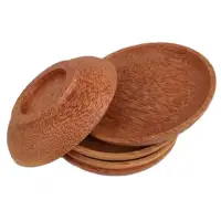 Coconut Wood Plate (Circle) 18cm