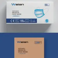 Disposable medical face mask