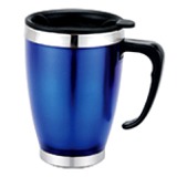 Plastic outer and s/s inner mug