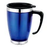 Plastic outer and s/s inner mug