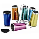 Plastic outer and s/s inner mug